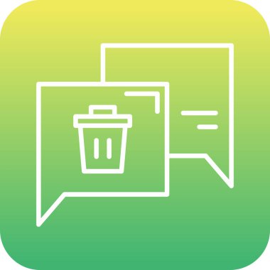 Geri dönüşüm simgesine sahip çöp kutusu. vektör illüstrasyonu