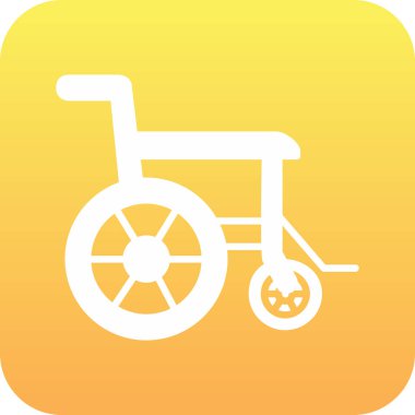 Sarı arkaplandaki bir simgenin gösterimi