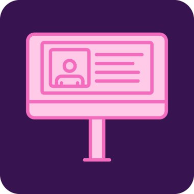 Bilgisayar. Web simgesi basit illüstrasyon