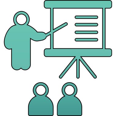 İş simgesinin vektör illüstrasyonu