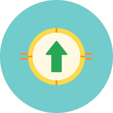 Ok. Web simgesi basit illüstrasyon