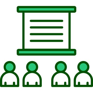 İnsan simgesinin vektör illüstrasyonu