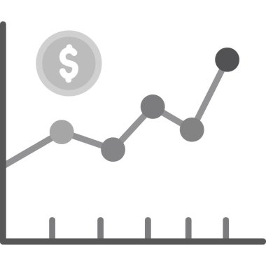 iş grafiği vektör simgesi