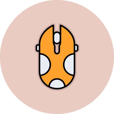 Çizgi film şirin simgesinin vektör illüstrasyonu