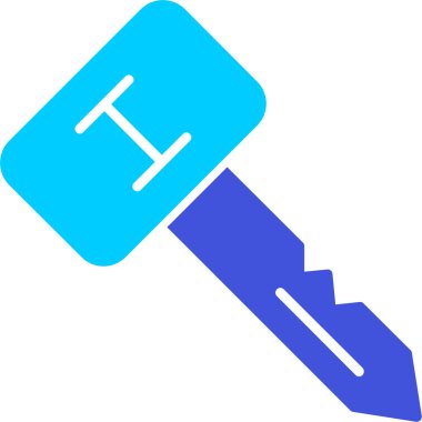 Anahtar. Web simgesi basit illüstrasyon