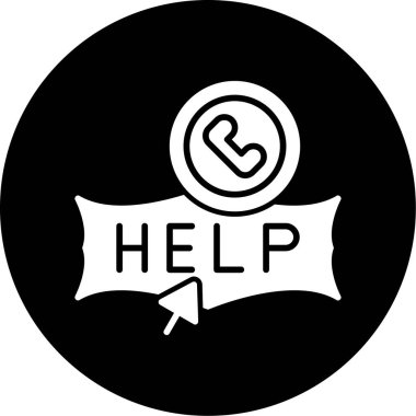 yardım simgesi çizimi