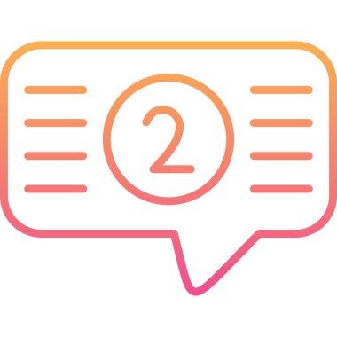 Konuş. Web simgesi basit illüstrasyon