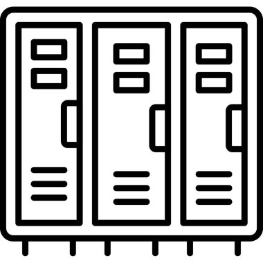 Sunucu. Web simgesi basit illüstrasyon