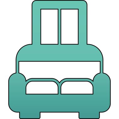 araba simgesi, vektör illüstrasyonu