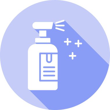 Bir şişe simgesinin vektör illüstrasyonu