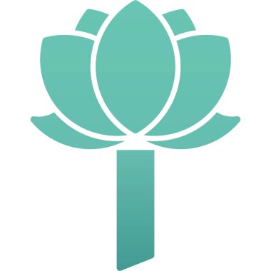 çiçek simgesi vektör illüstrasyonu