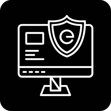 bilgisayar simgesi vektör illüstrasyonu