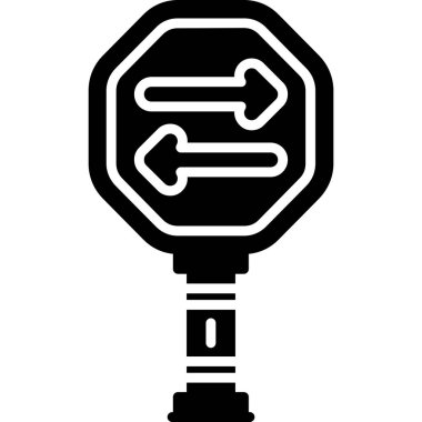 Modern bir simgenin vektör illüstrasyonu