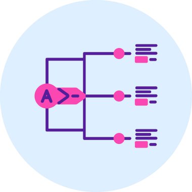 Molekül. Web simgesi basit illüstrasyon