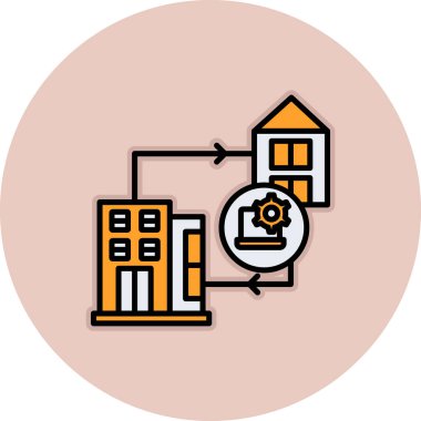 Vektör İnşa Simgesi illüstrasyonu