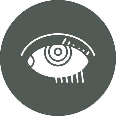 Göz simgesi vektör illüstrasyonu