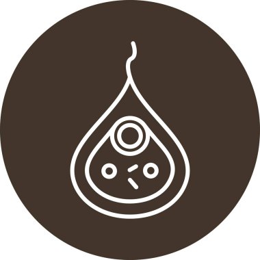 Kan simgesinin vektör illüstrasyonu