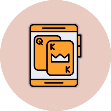 Modern mobil konseptin vektör simgesi tasarımı