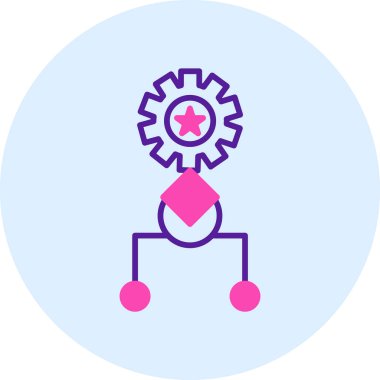 Madalya. Web simgesi basit illüstrasyon