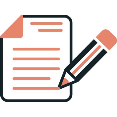 belge simgesi vektör illüstrasyonu