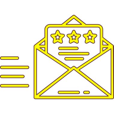 posta zarfı harfi simgesi vektör özeti çizimi