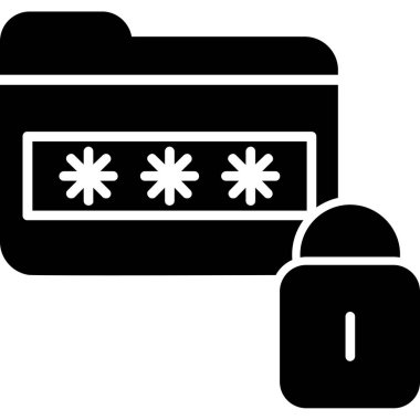 Kart güvenlik parolası simgesi