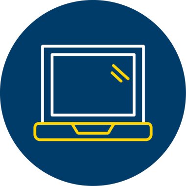 bilgisayar izleme simgesi, vektör illüstrasyonu