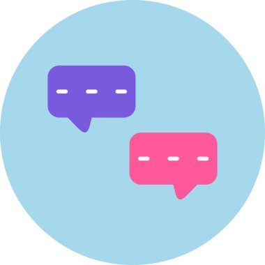 Konuşma baloncukları ikon vektör çizim logosu