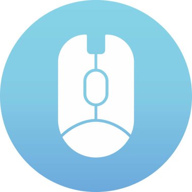 Bilgisayar fare simgesi, basit vektör çizim