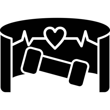 yatak ikonlu kalp