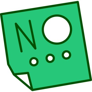 hayır ikon yok. vektör illüstrasyonu