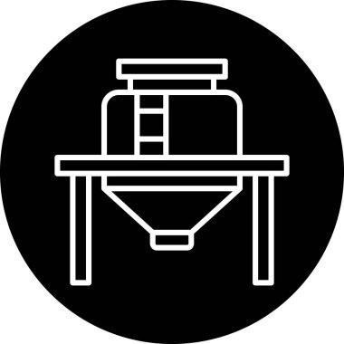 Kişisel ve ticari kullanımın illüstrasyon vektör simgesi.