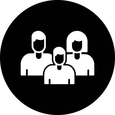 İnsan simgesinin vektör illüstrasyonu