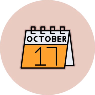 Ekim 'de yazıtlı takvim