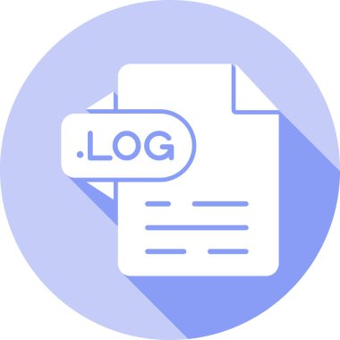 dosya biçimi simgesi, vektör illüstrasyonu