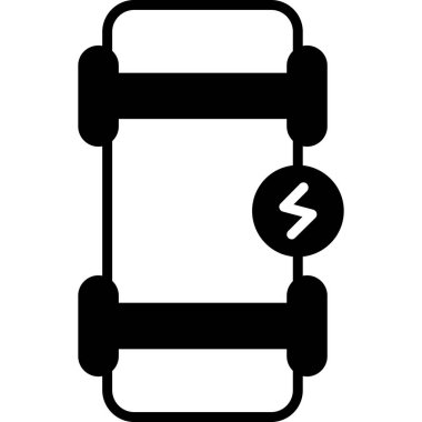 Pil. Web simgesi basit illüstrasyon