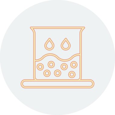 Su damlası. Basit resimleme