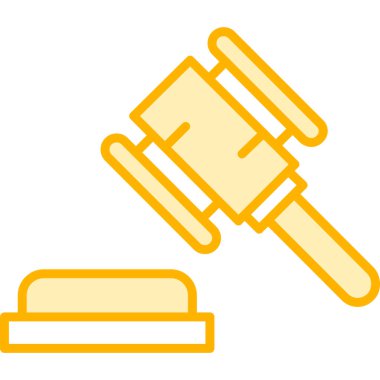 Müzayede çekici simgesi düz stil