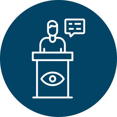 Kimlik kartı. Basit illüstrasyon