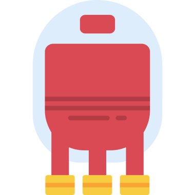 Banka finans bankacılık simgesi düz stil