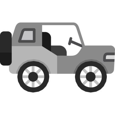 Araç simgesi, vektör çizimi. araba