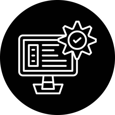 seo modern simgesinin vektör illüstrasyonu