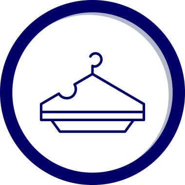 askı simgesi vektör illüstrasyonu