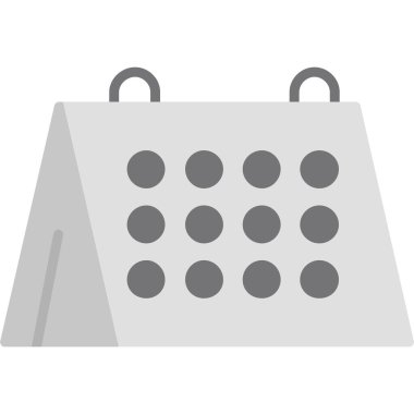 Takvim Düz Vektör Simgesi