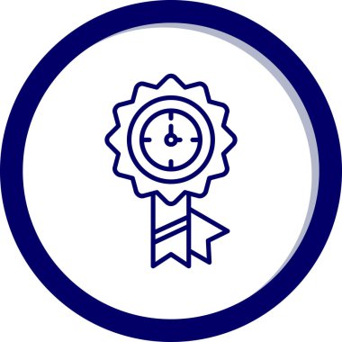 Bir çiçek simgesinin vektör illüstrasyonu