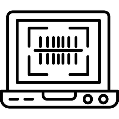 Bilgisayar simgesi. beyaz arkaplanda izole edilmiş web tasarımı için ana bilgisayar vektör simgesi