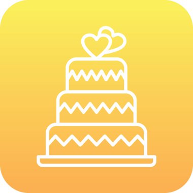 Pasta Simgesinin Vektör illüstrasyonu