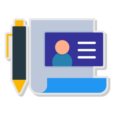 Çevrimiçi öğrenme vektörü simgesi