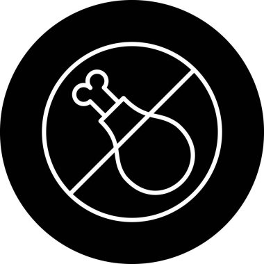 Gıda simgesinin vektör illüstrasyonu