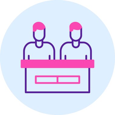 İnsan simgesinin vektör illüstrasyonu